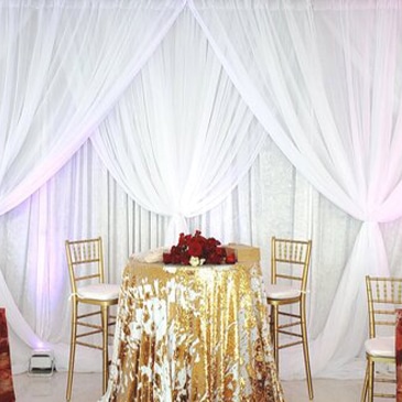 Drape rental for events